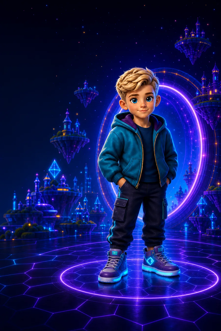 A stylized PlaySim avatar